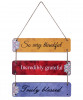 Kuber Industries Wooden 3 Layered Motivational &amp; Meaningfull Wall Hanging Quotes For Home,Office Decoration (Multicolor)