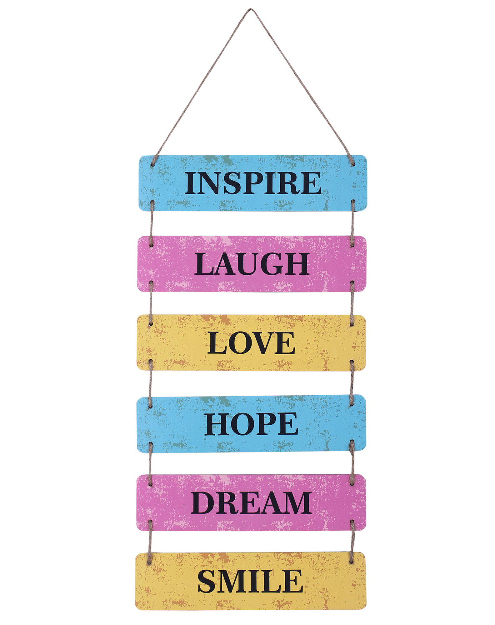 Kuber Industries Wooden 6 Layered Hanging Plaque Sign