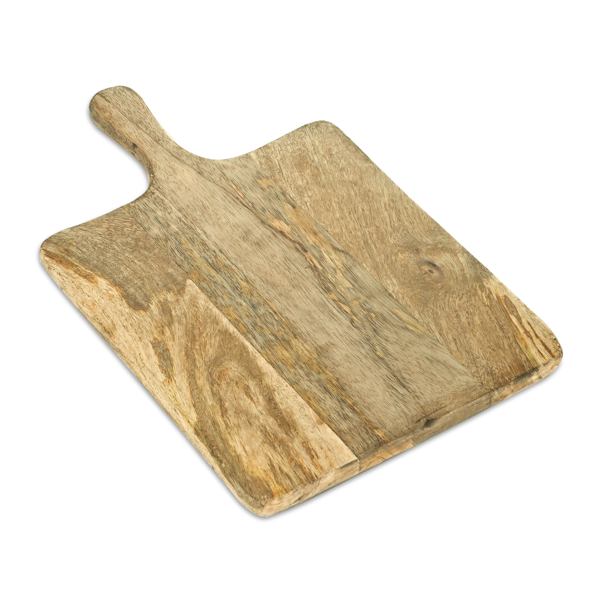 Kuber Industries Wooden ChoppingCutting Board for Kitchen Accessories Home  Restaurant Use  Non Slip Vegetables Fruits  Cheese Slicing Board with Handle  Spacious for Rolling Surface  Brown