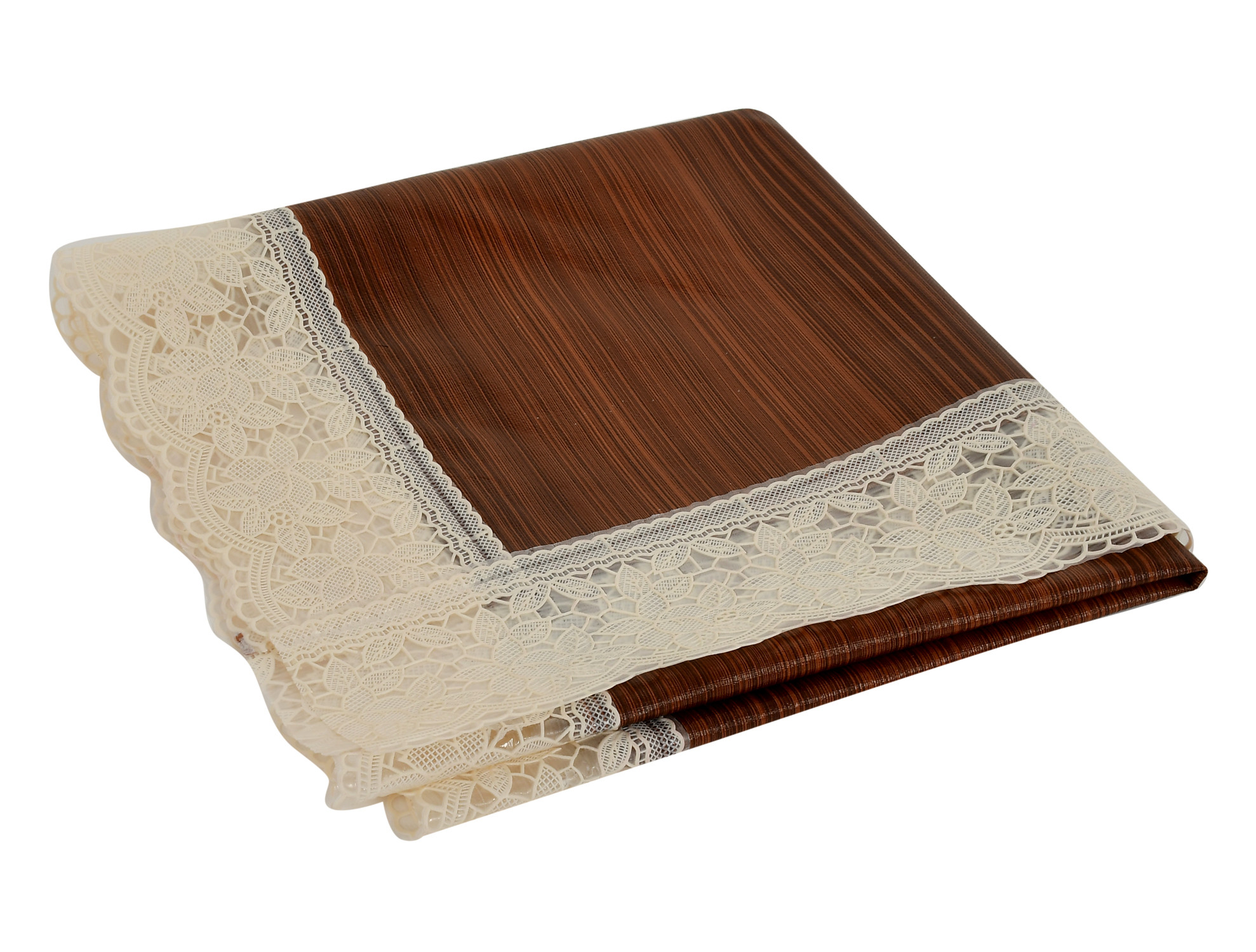 Kuber Industries Wooden Design PVC Table Runner For Farmhouse Dinner, Holiday Parties, Wedding, Events, Décor, 18