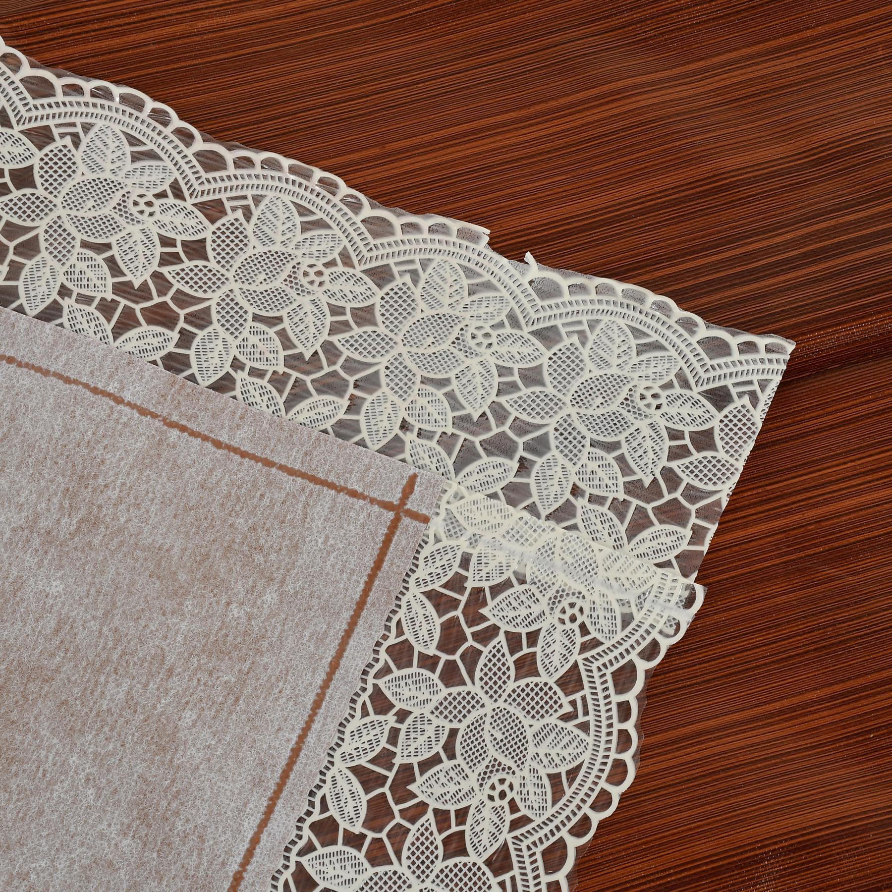 Kuber Industries Wooden Design PVC Table Runner For Farmhouse Dinner, Holiday Parties, Wedding, Events, Décor, 18