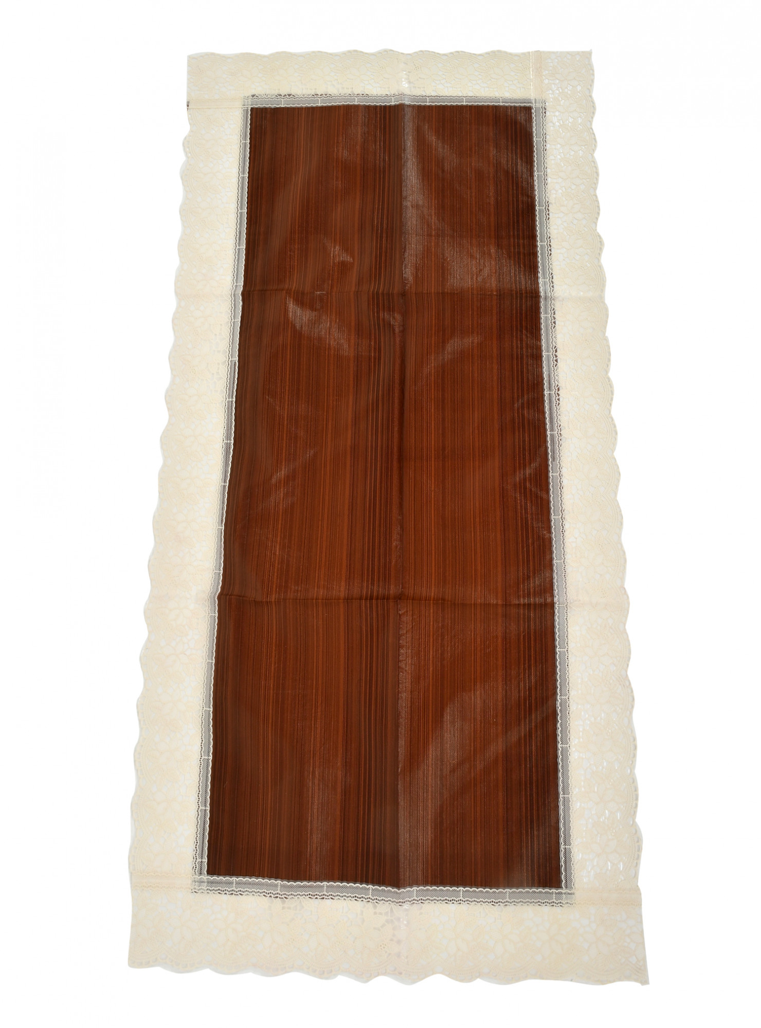 Kuber Industries Wooden Design PVC Table Runner For Farmhouse Dinner, Holiday Parties, Wedding, Events, Décor, 18