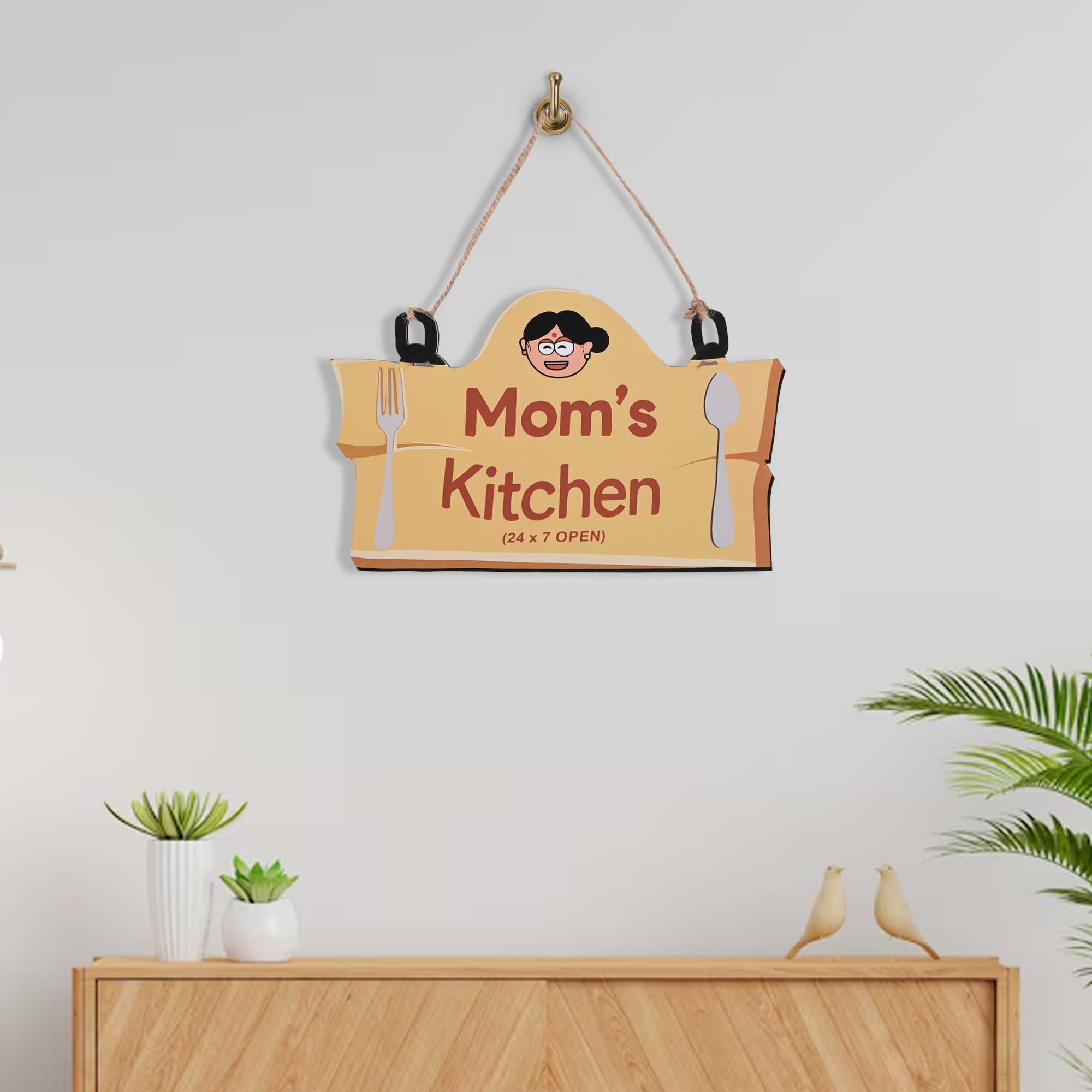 Kuber Industries Wooden Inspirational Quotes Wall Hanging Decoration for Living Room Bedroom  Office  Wall Art Home Decor Items for Hall Entry Door  Staircase   Yellow