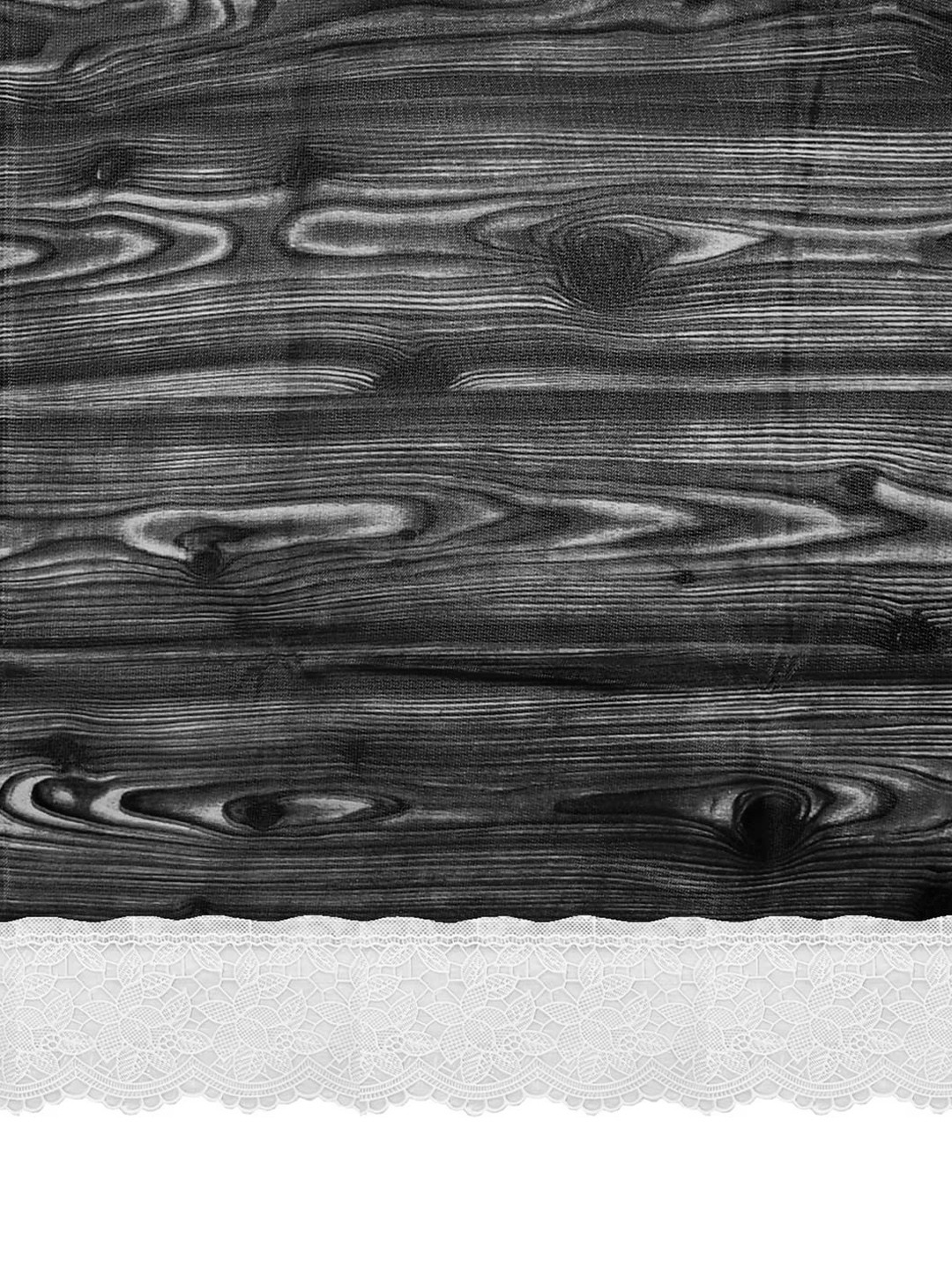 Kuber Industries Wooden Print PVC Center Table Cover/Table Cloth For Home Decorative Luxurious 4 Seater, 60