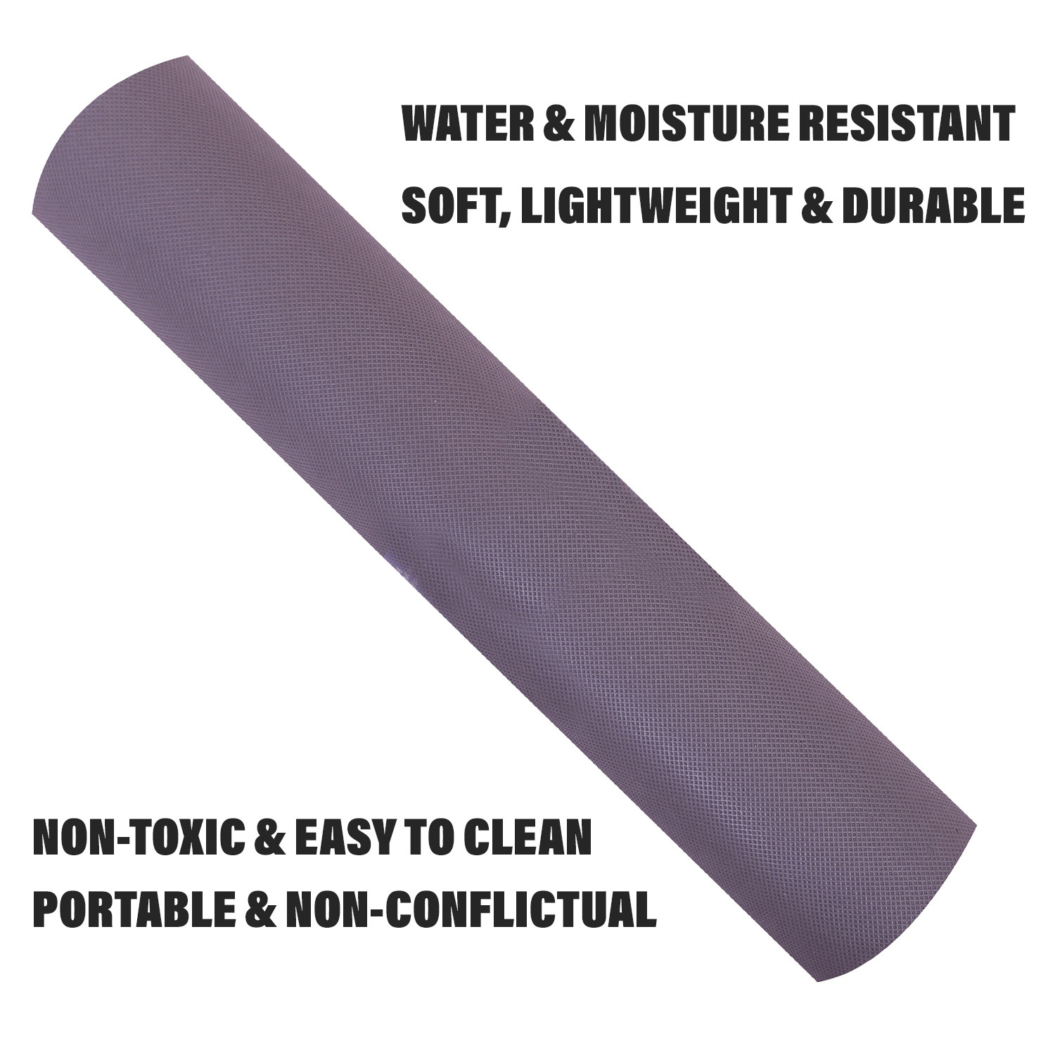 Kuber Industries Yoga Mat  Eva Foam Workout Mat  Anti-Skid Floor Exercise Mat  Carpet Mat for Gym-Fitness  Yoga Mat for Women  Yoga Mat for Men  6 MM  Gray