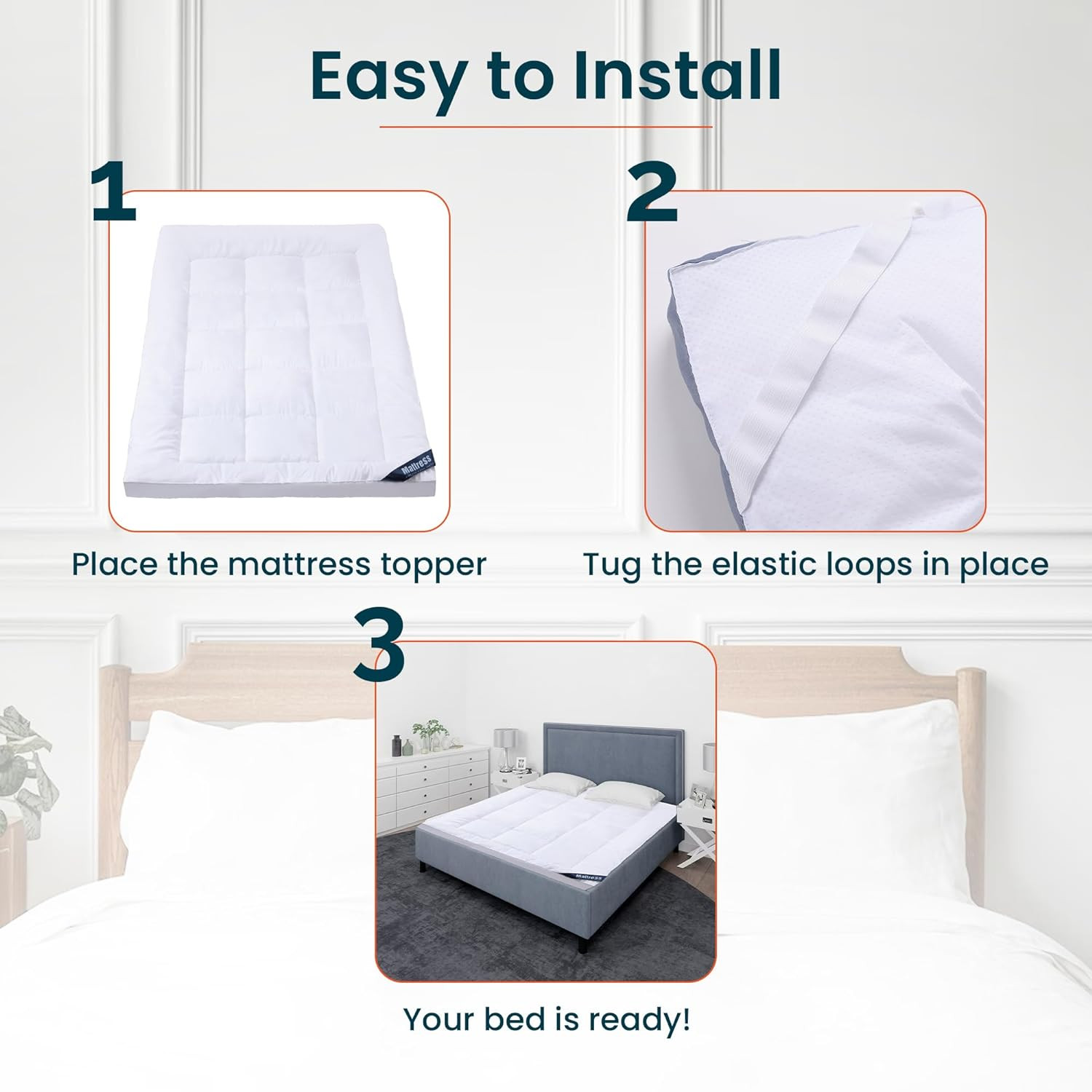 Kuber IndustriesMattress Topper/Padding|Mattress For Comfortable Sleep 4 x 6 Feet|WHITE