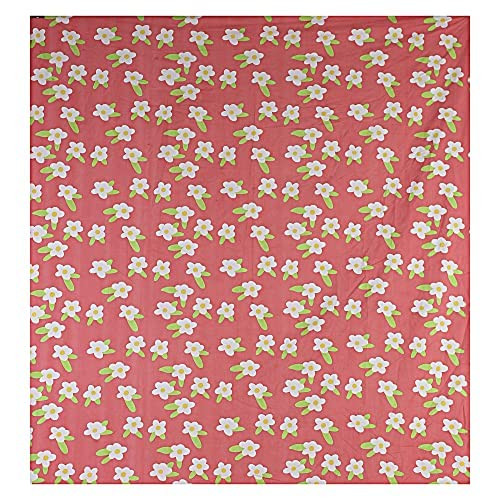 kuber Micro 130 GSM Double Fitted Rust Printed bedsheet