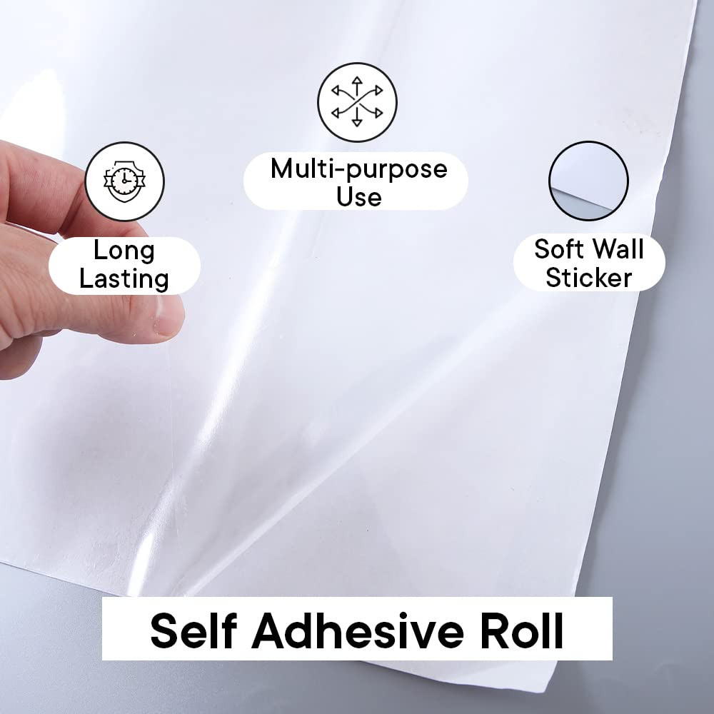 Kuber PET Wallpaper For Walls And Furniture Of The Living, Bedroom, Heat Resistant And Kitchen I Self-Adhesive, Oilproof, And Waterproof I DIY Marble Designer Wall Sticker I Pack Of 1 Roll, 60cmx500cm