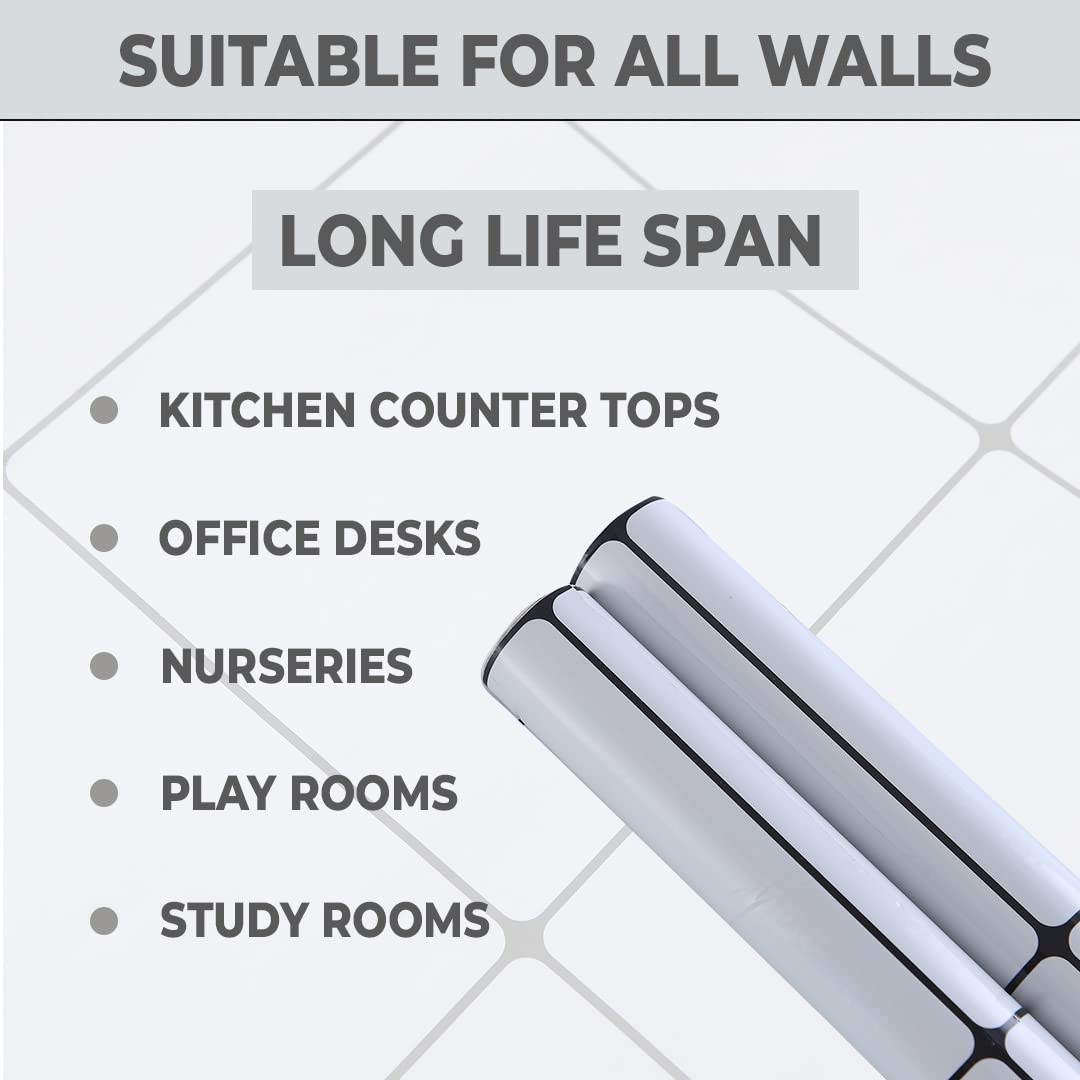 Kuber PET Wallpaper for Walls Living Room I Self-Adhesive, Oilproof, Heat Resistant and Waterproof I DIY Floral Design Wall Sticker I Pack of 1 Roll, 60cmx300cm