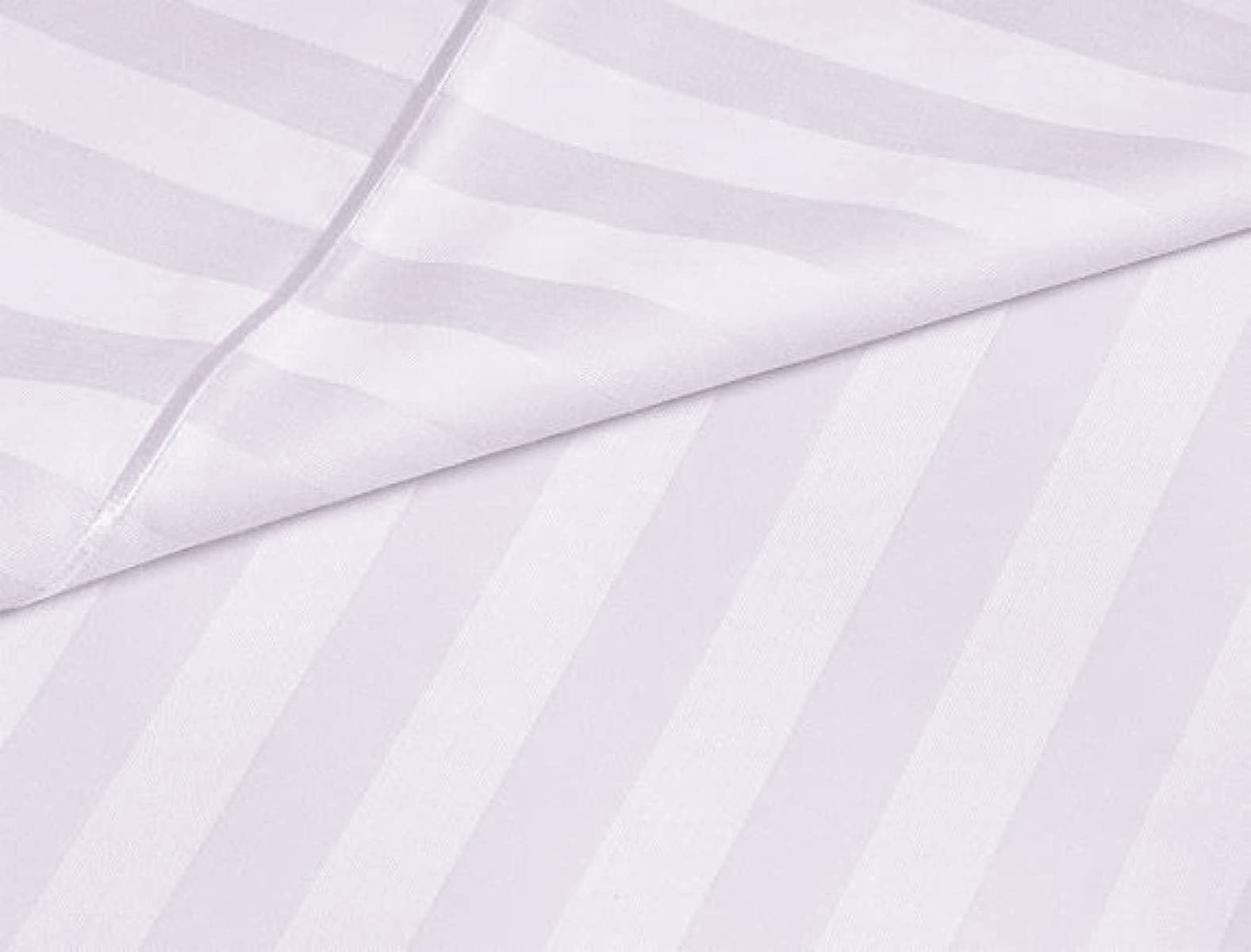 Lining Design Cotton Pillow Cover- 18x28 Inch Set of 6 White-HS43KUBMART26782