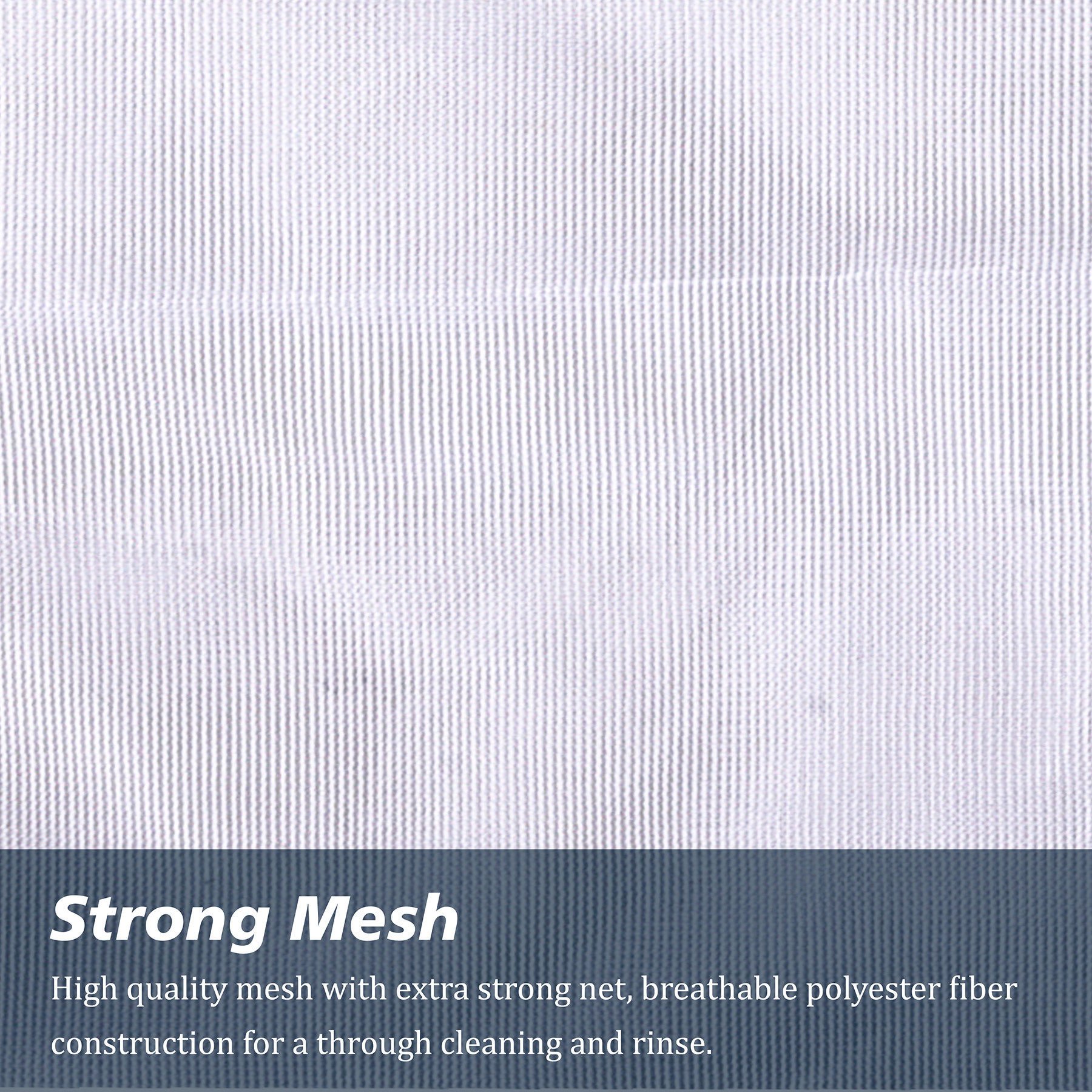 Mesh Storage Bag  Reusable Mesh Bags  Carry Bags for Fruits-Vegetables-Toys-Groceries  2 Small-2 Medium-2 Large Travel Storage Bags  6 Piece Set  White