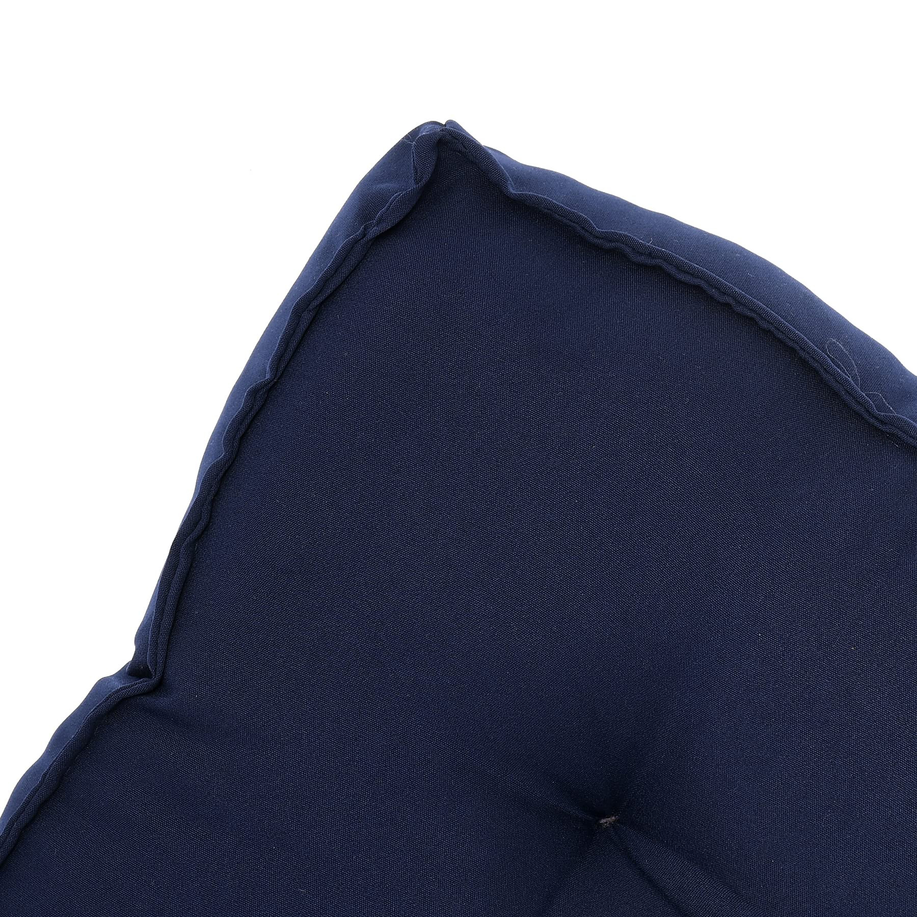 Microfiber Square Chair Pad Seat Cushion For Car Pad Office Chair IndoorOutdoor Dining Living Room Kitchen 1818 Inch Navy Blue