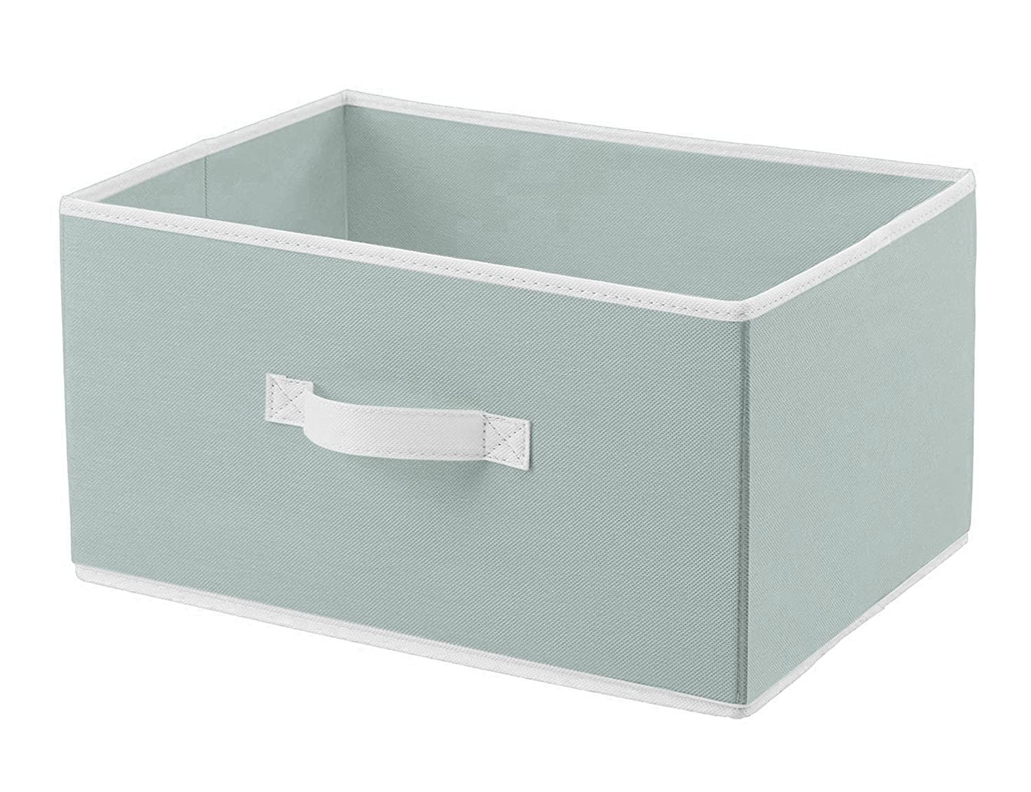 Multipurposes Rectangular Flodable Storage Box Drawer Storage and Cloth Organizer Pack of 3 Grey-HS40KUBMART23896