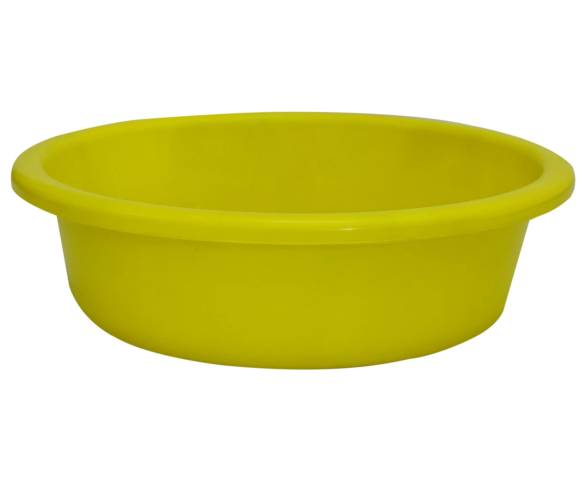 Multiuses Unbreakable Plastic Knead Dough BasketBasin Bowl For Home  Kitchen 6 Ltr- Pack of 2 Green  Sky Blue 52KM3846