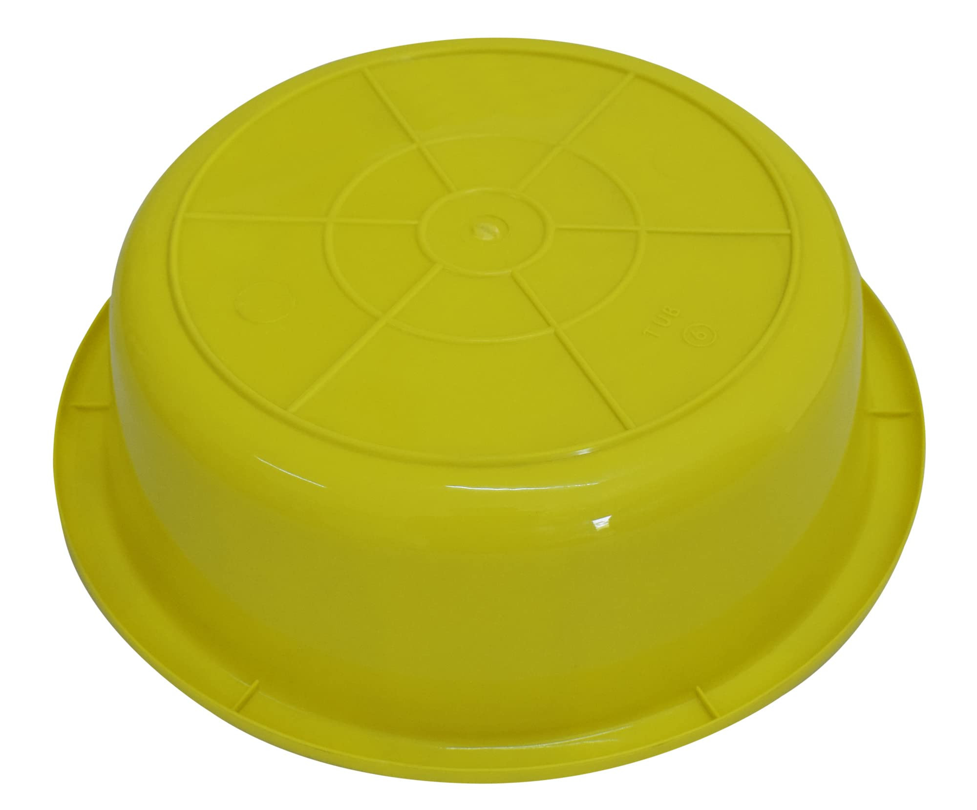 Multiuses Unbreakable Plastic Knead Dough BasketBasin Bowl For Home  Kitchen 6 Ltr- Pack of 2 Green  Sky Blue 52KM3846