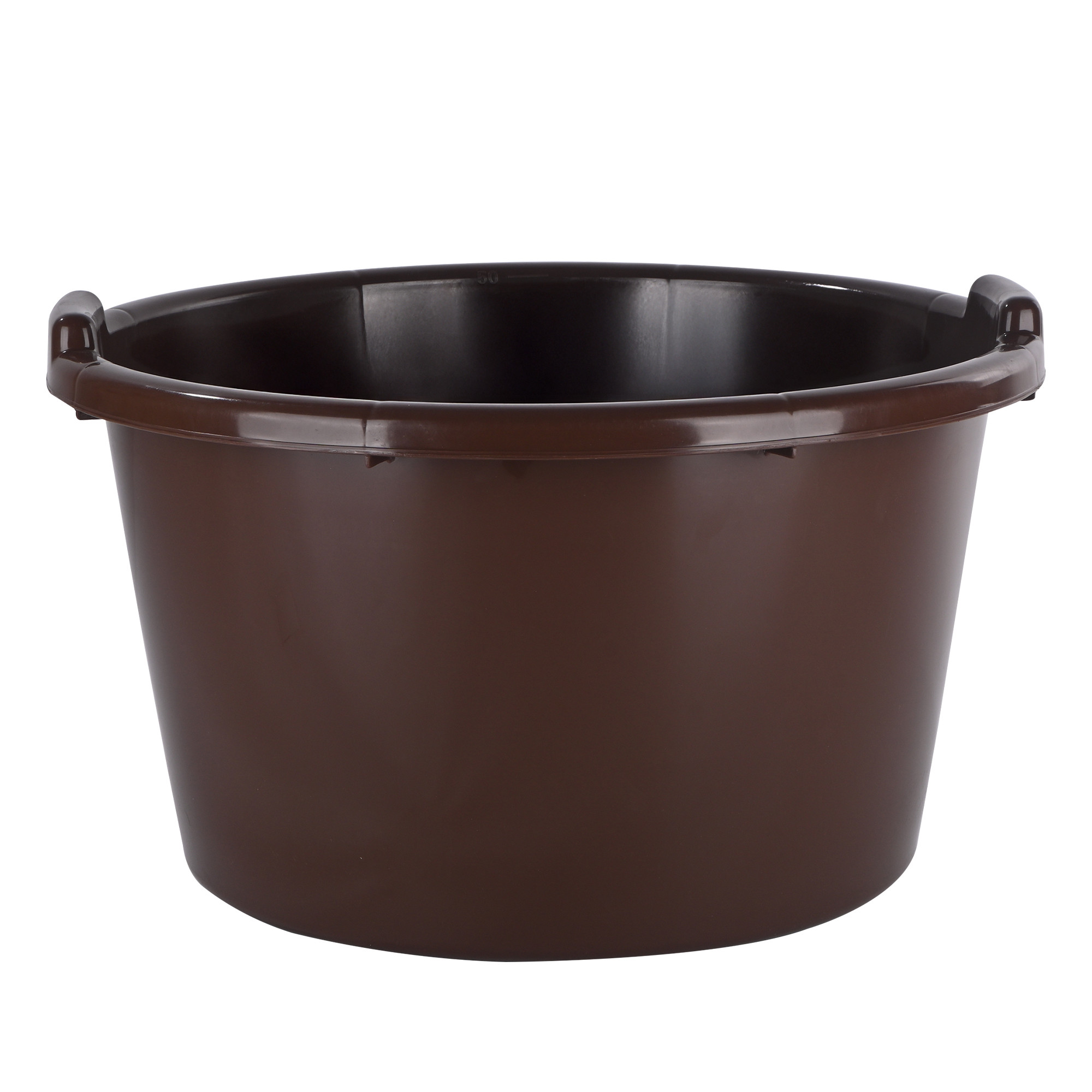 Plastic Bathing Tub Large Capicity for Home  Multipurpose Storage Washing Baby Bath Tub for Kids  Adult  Basin - Brown