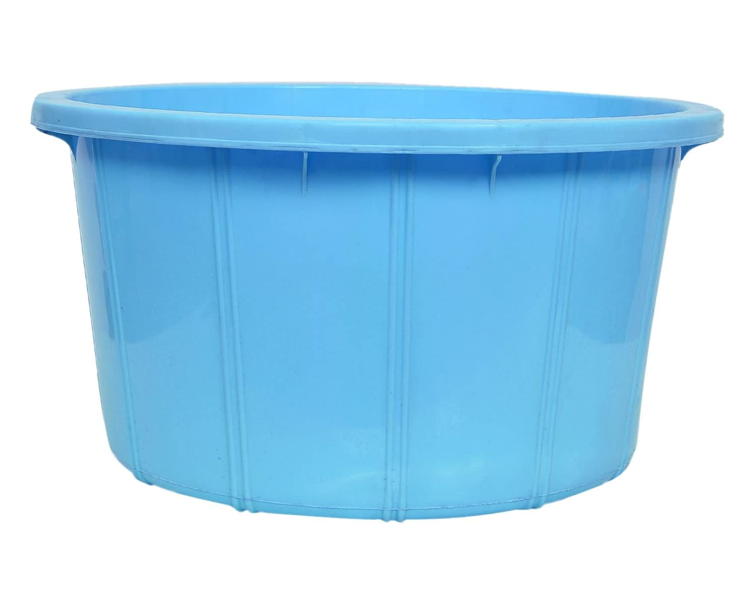 Plastic Unbreakable Multipurpose Bath TubWashing Tub For Bathing 40 LtrBlue 54KM3902